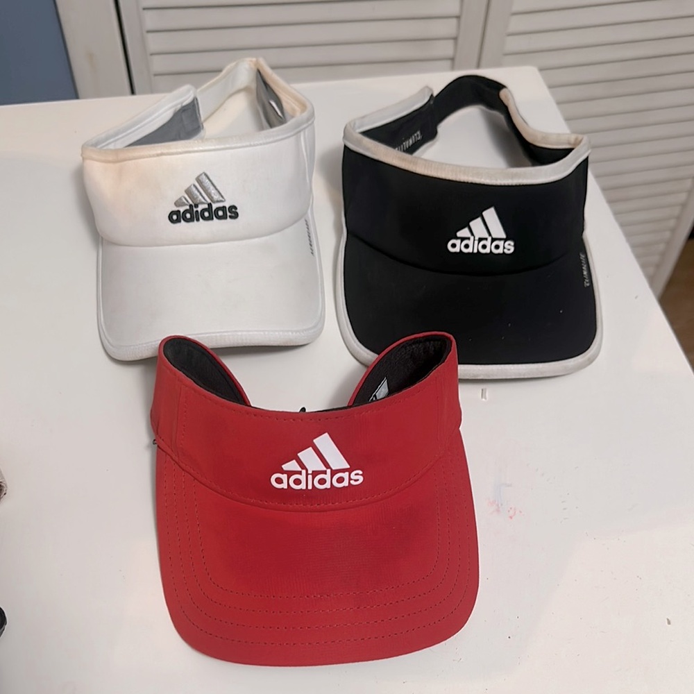 3 adidas visors